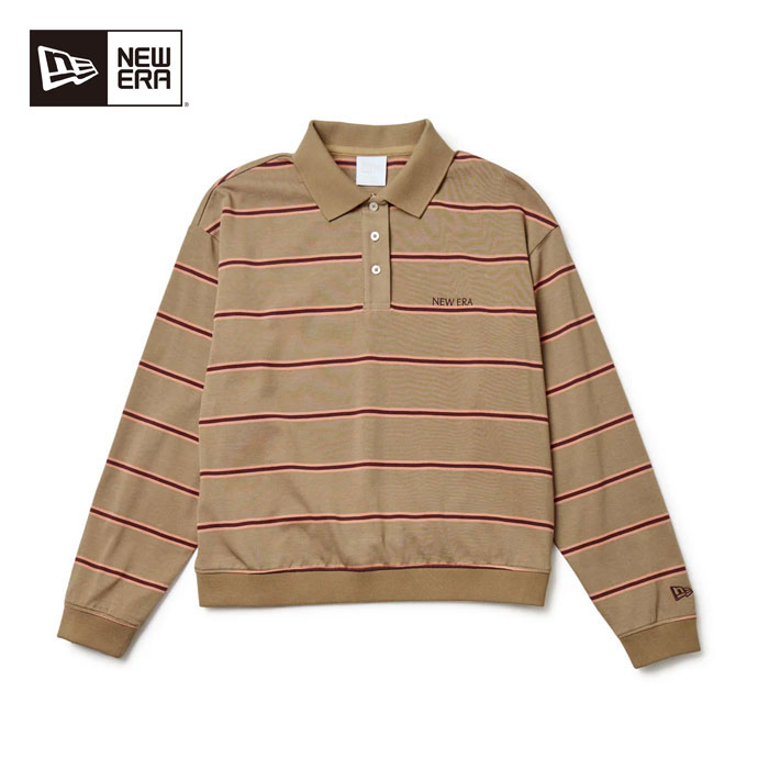 レディース ニューエラ ゴルフウェア 長袖シャツ LS POLO SHIRT KHA