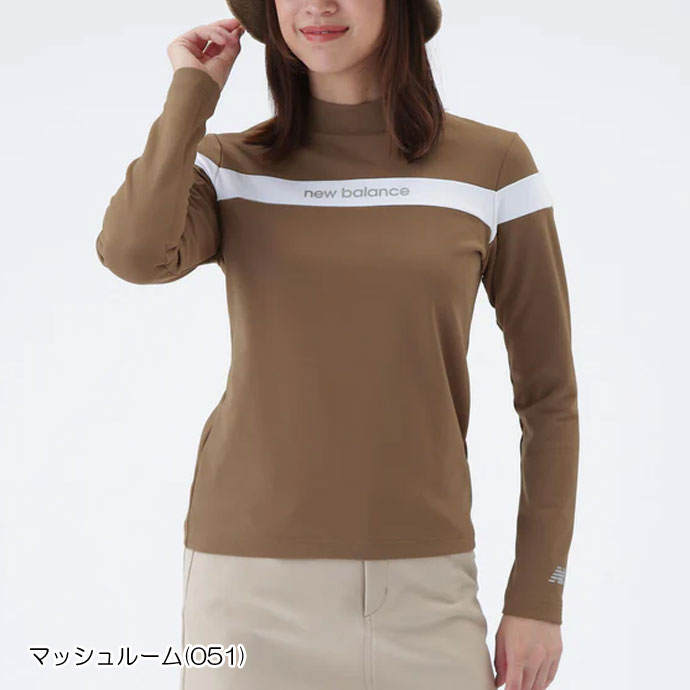 レディース ニューバランス ゴルフウェア 長袖シャツ L/SLEEVE MOCK