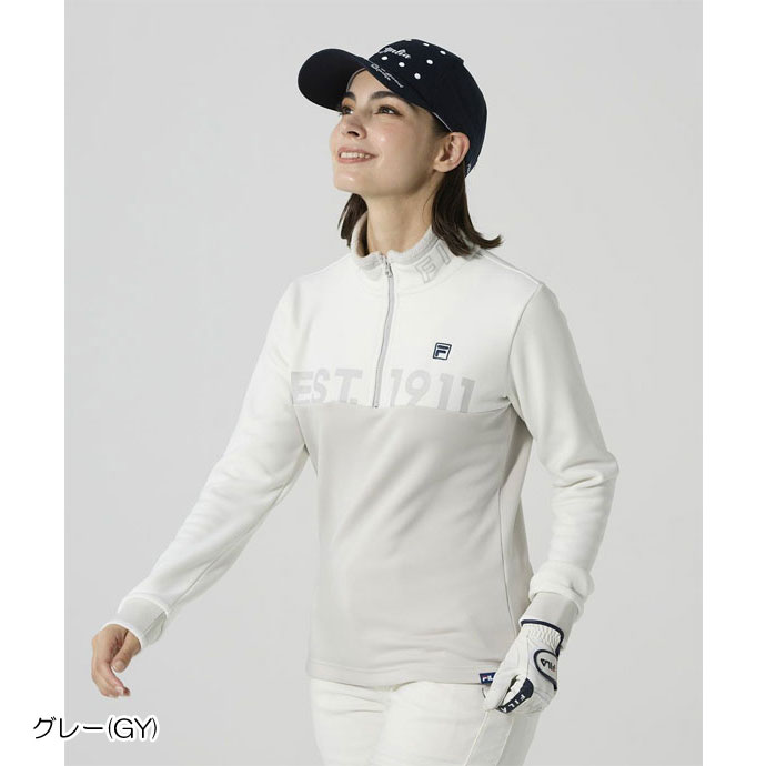 フィラ 長袖ハーフジップシャツ 794504 レディース | レディースゴルフ