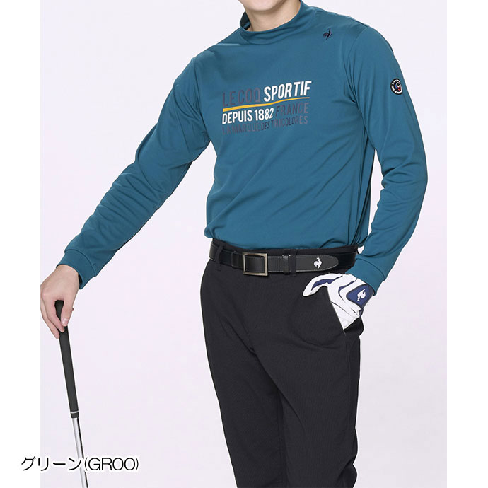 【未使用】シーピージーゴルフ　モックネック長袖　モノグラムコンプレッションシャツ 2025年最新】Yahoo!オークション -モックネック 長袖 ゴルフの中古品