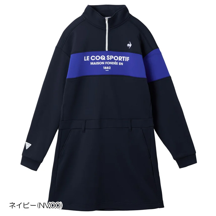 ルコック ゴルフウェア ワンピース ハーフジップワンピース LG5FOP50L
