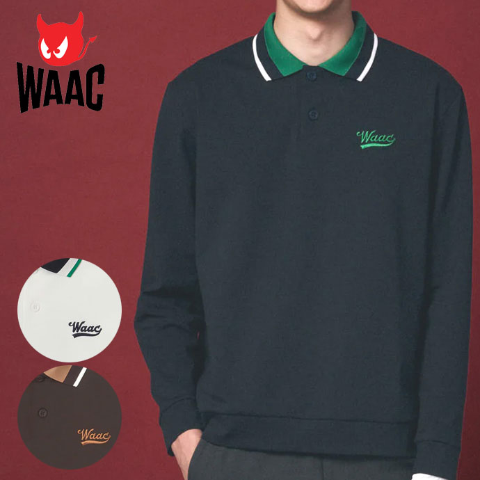 メンズ ワック ゴルフウェア 長袖シャツ 長袖ポロシャツ 072254032