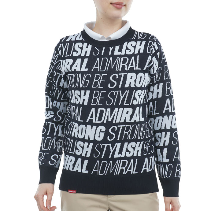 レディース アドミラル ゴルフウェア セーター ランニングロゴジャ レディース アドミラル ゴルフウェア セーター ランニングロゴジャ