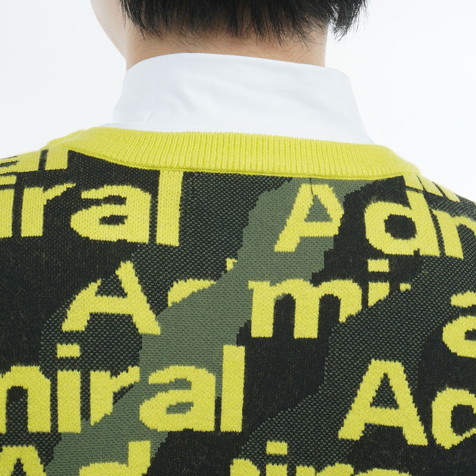 レディース アドミラル ゴルフウェア セーター オーロラロゴジャカード