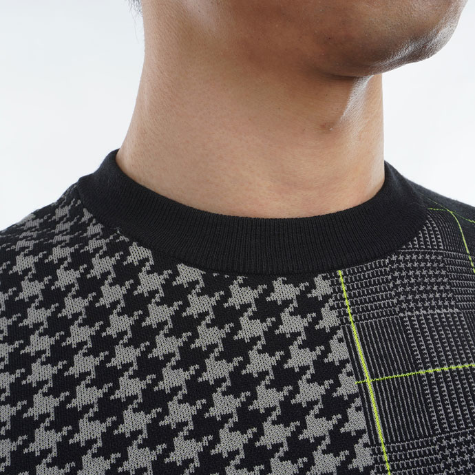 18700円★アドミラル ツイーディーパターンミックス クルーネックセーター 18700円☆アドミラル ツイーディーパターンミックス クルーネック