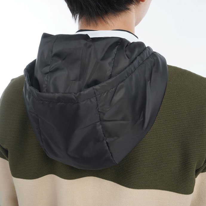 メンズ アドミラル ゴルフウェア アウター 防風裏地付フルジップニット