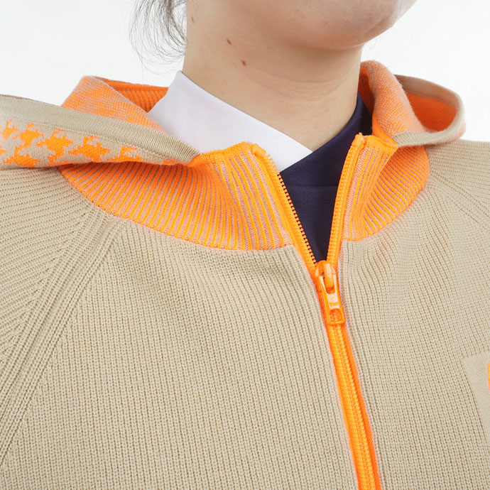 レディース アドミラル ゴルフウェア アウター 防風裏地付フルジップ