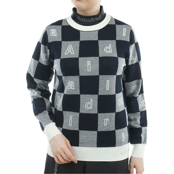 レクサス×アドミラル ニット カーディガン ジャケット 長袖 ゴルフウェア　L レクサス×アドミラル ニット カーディガン ジャケット 長袖 ゴルフ