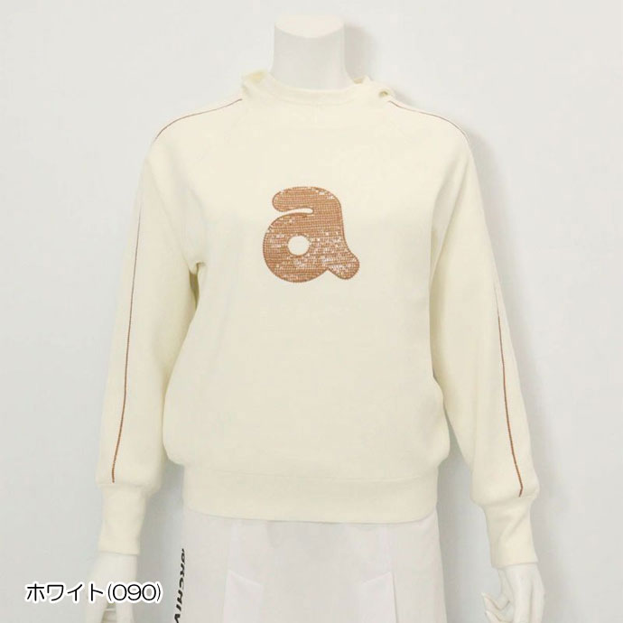 美品 アルチビオ ゴルフウェア ニット レディース 鹿 スパンコール 36 レディース アルチビオ ゴルフウェア セーター スパンコール刺繍保温