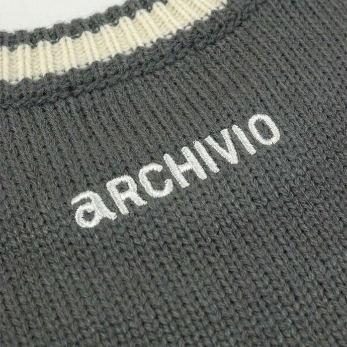 レディース アルチビオ ゴルフウェア セーター ブレードリボン袖ニット