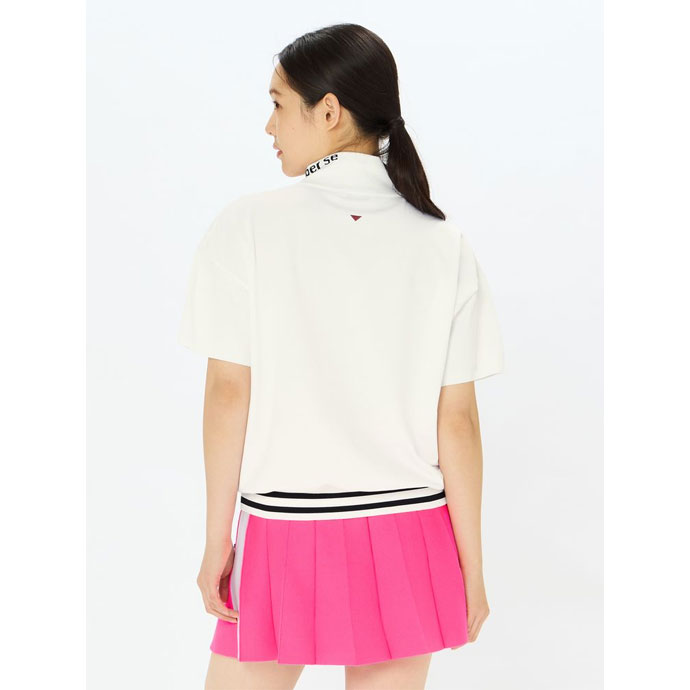 アンパスィ ゴルフウェア パーカー アクティブニット カットスリーブ