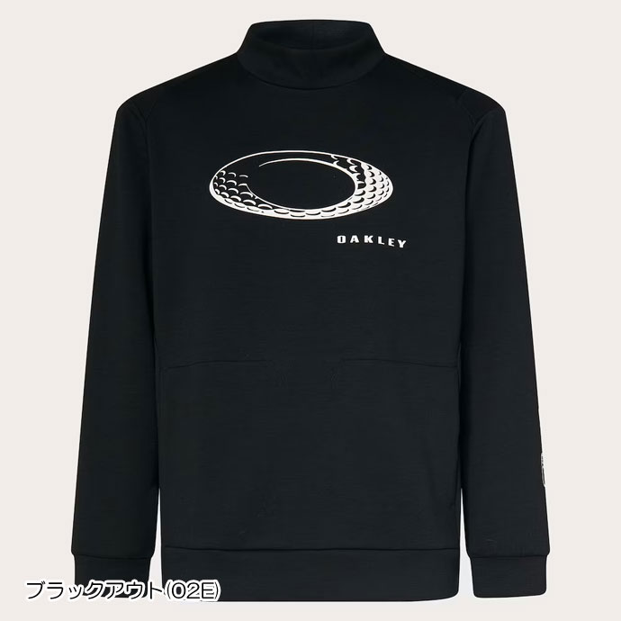 メンズ オークリー ゴルフウェア 長袖シャツ OAKLEY GB ELIPSE FLEECE