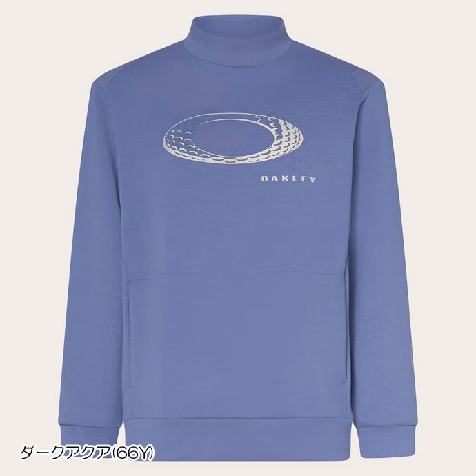 メンズ オークリー ゴルフウェア 長袖シャツ OAKLEY GB ELIPSE FLEECE