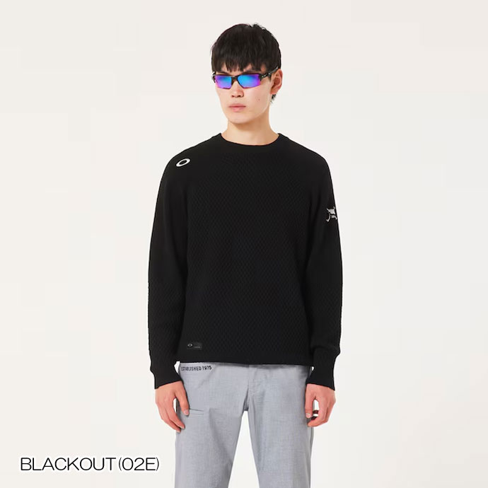メンズ オークリー ゴルフウェア アウター SKULL SURFACE SWEATER CREW