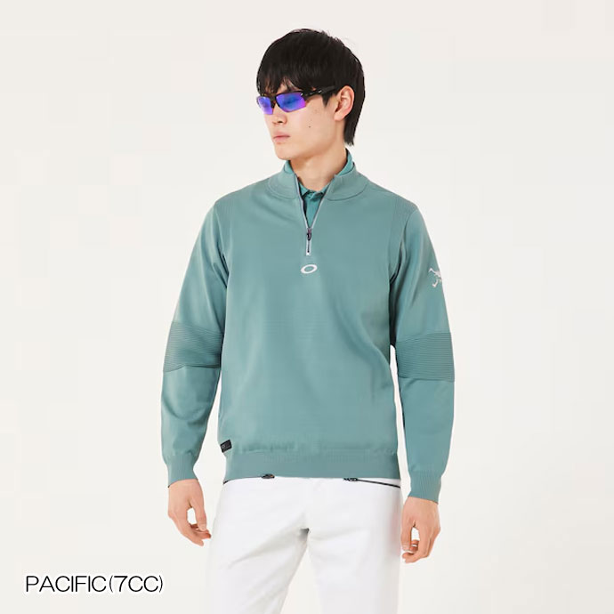 メンズ オークリー ゴルフウェア 長袖シャツ SKULL LS SWEATER MOCK