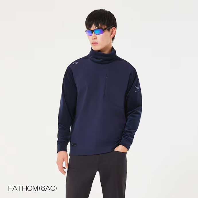 メンズ オークリー ゴルフウェア 長袖シャツ SKULL COMFORTABLE TURTLE