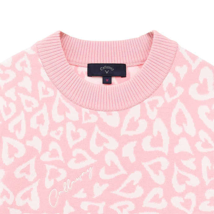 レディース キャロウェイ ゴルフウェア セーター レオパードジャカード