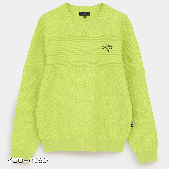 メンズ キャロウェイ ゴルフウェア セーター クルーネックニット