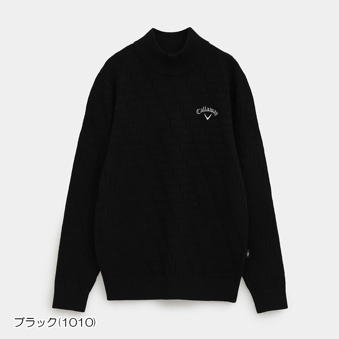 メンズ キャロウェイ ゴルフウェア セーター ハイネックニット