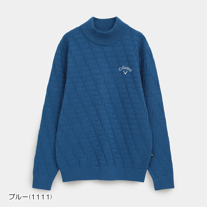 メンズ キャロウェイ ゴルフウェア セーター ハイネックニット
