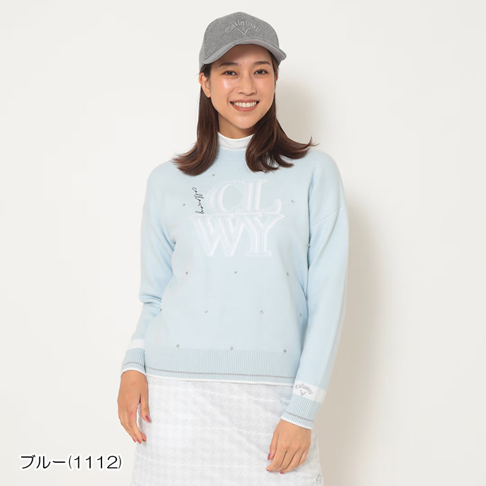レディース キャロウェイ ゴルフウェア セーター クルーネックニット