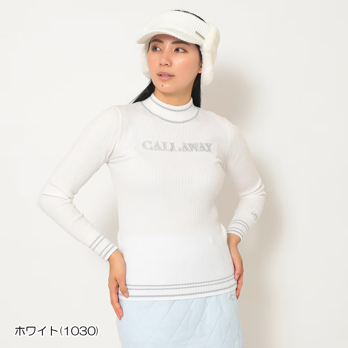 レディース キャロウェイ ゴルフウェア セーター ハイネックニット