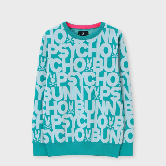 メンズ サイコバニー ゴルフウェア セーター クルーニット GF246 男性