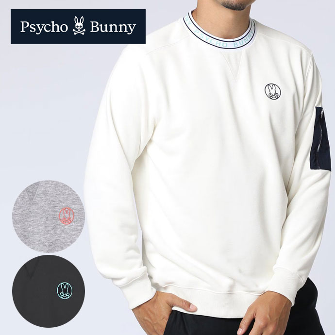 メンズ サイコバニー ゴルフウェア アウター バニーマーククルーネック