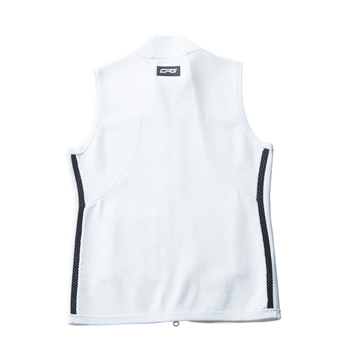 レディース CPG ゴルフウェア ベスト サイドラインフルジップニット