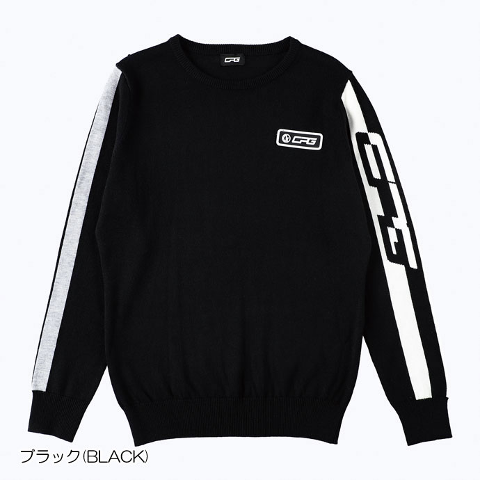 CPGゴルフ クルーネックロゴ柄　ニット　新品未使用 PING GOLF アパレル2021 AW新作ゴルフウェア｜セーター編 / ゴルウェブ