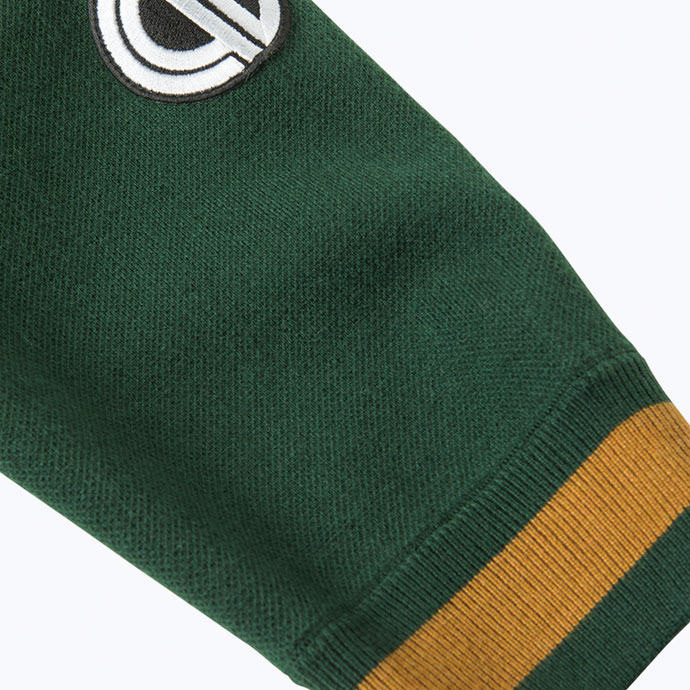 新品未使用　CPG GOLF グリーン セーター メンズ CPG ゴルフウェア セーター フラワーロゴラインセーター