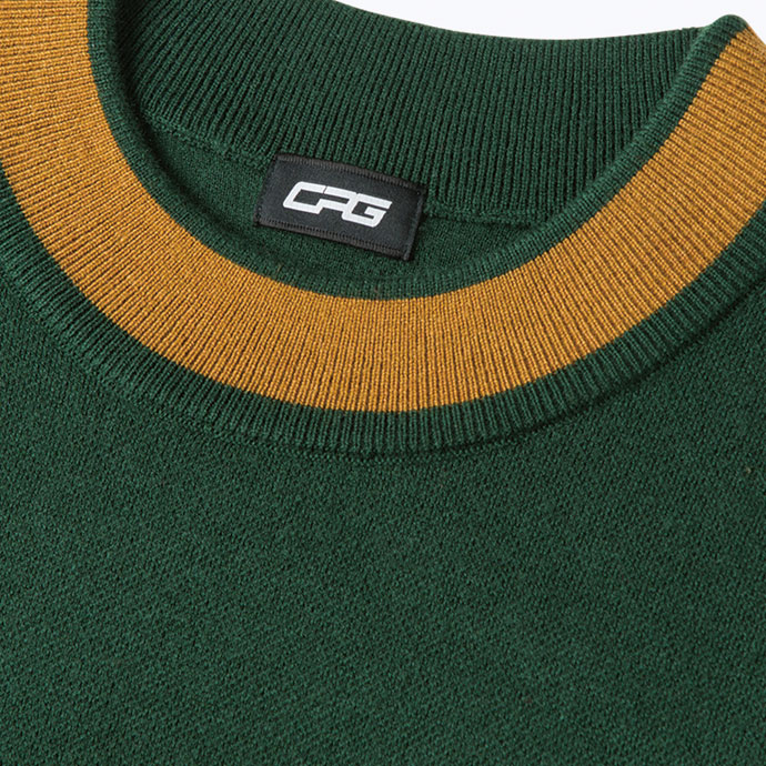 メンズ CPG ゴルフウェア セーター フラワーロゴラインセーター