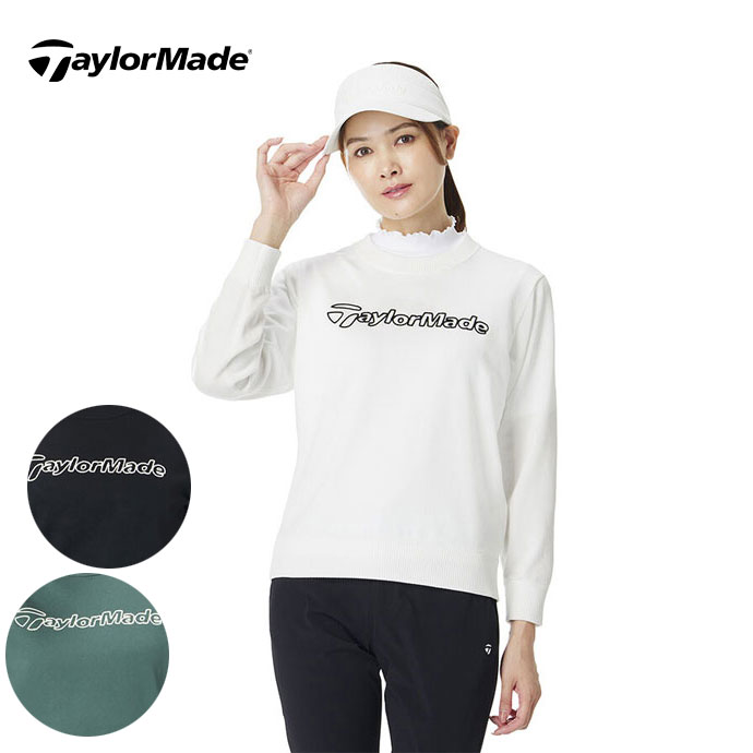 ゴルフウェア テーラーメイド チェーンステッチロゴL/Sセーター TL786