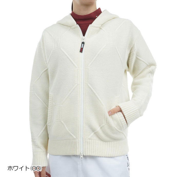 レディース トミーヒルフィガー ゴルフウェア セーター スケルトン