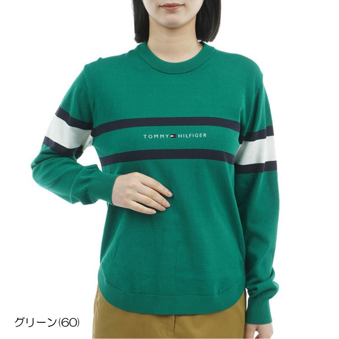 レディース トミーヒルフィガー ゴルフウェア セーター フロントロゴ