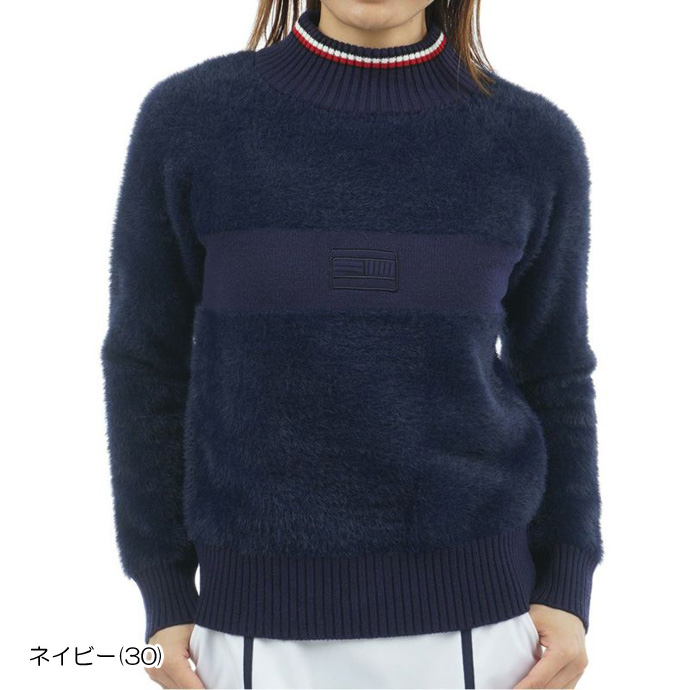 レディース トミーヒルフィガー ゴルフウェア セーター シャギー