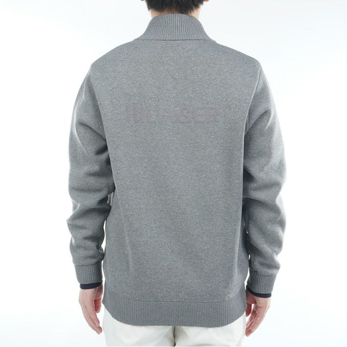 【新品未使用】トミーヒルフィガーゴルフ モール ニットジャケット Lサイズ メンズ トミーヒルフィガー ゴルフウェア アウター モ－ル ニット