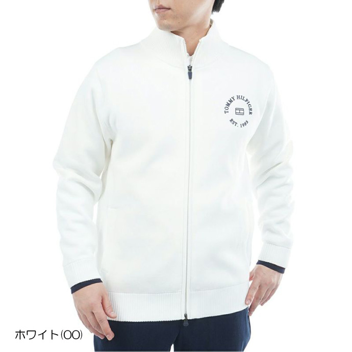【新品未使用】トミーヒルフィガーゴルフ モール ニットジャケット Lサイズ メンズ トミーヒルフィガー ゴルフウェア アウター モ－ル ニット