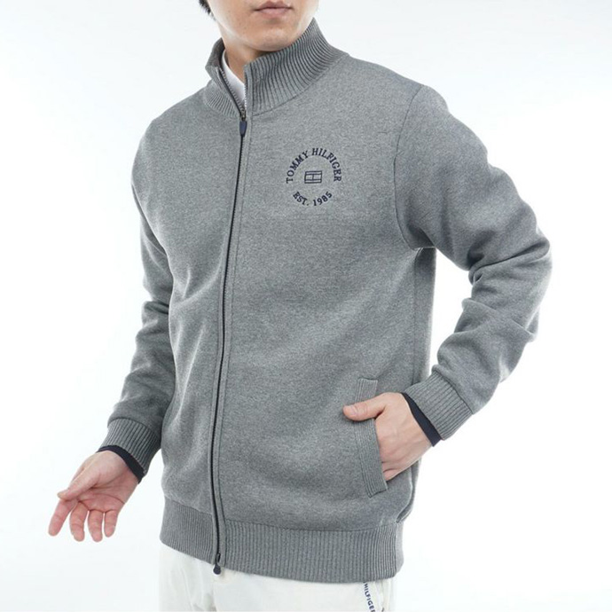 メンズ トミーヒルフィガー ゴルフウェア アウター モ－ル ニット