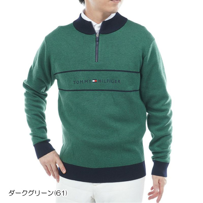 メンズ トミーヒルフィガー ゴルフウェア セーター フロントロゴ