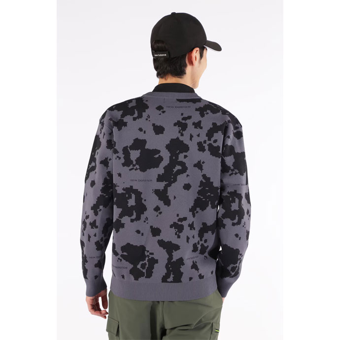 メンズ ニューバランス ゴルフウェア セーター クルーネックニットプル