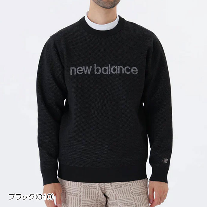 メンズ ニューバランス ゴルフウェア セーター CREW NECK KNIT