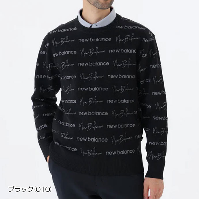 メンズ ニューバランス ゴルフウェア セーター CREW NECK KNIT