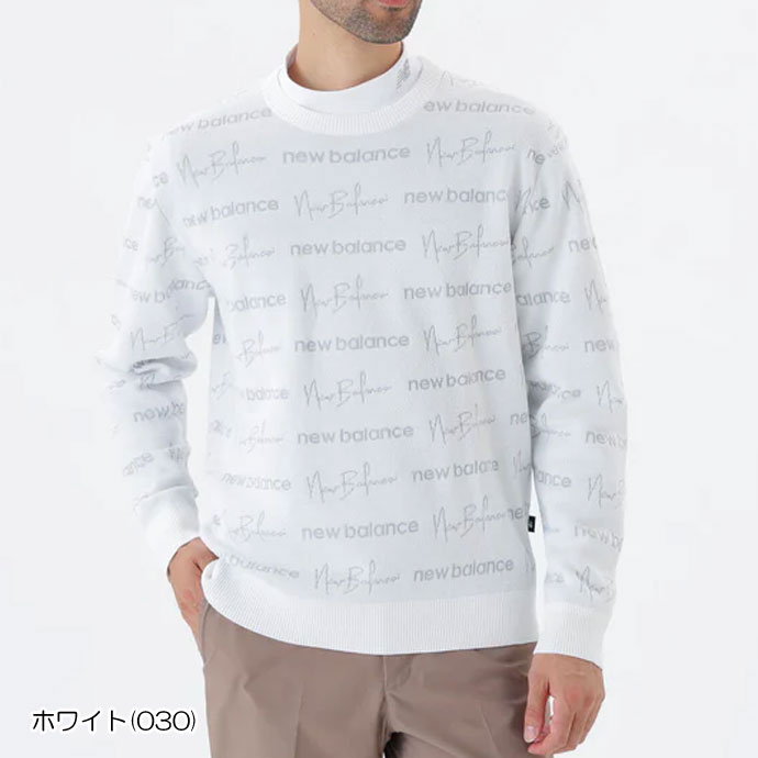メンズ ニューバランス ゴルフウェア セーター CREW NECK KNIT