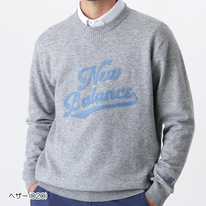 メンズ ニューバランス ゴルフウェア セーター CREW NECK KNIT