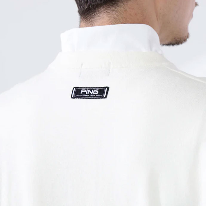 メンズ ピン ゴルフウェア セーター Mr．PINGジャカードクルー