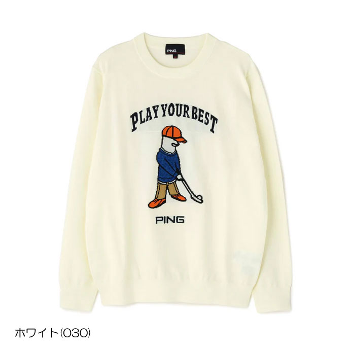PING クルーネックセーター ゴルフウェア PING クルーネックセーター ゴルフウェア PING クルーネック
