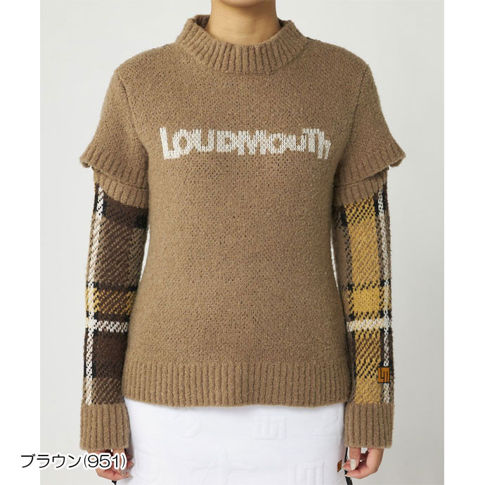 ラウドマウス アームカバー付き半袖ニット 774751 レディース | Lieto