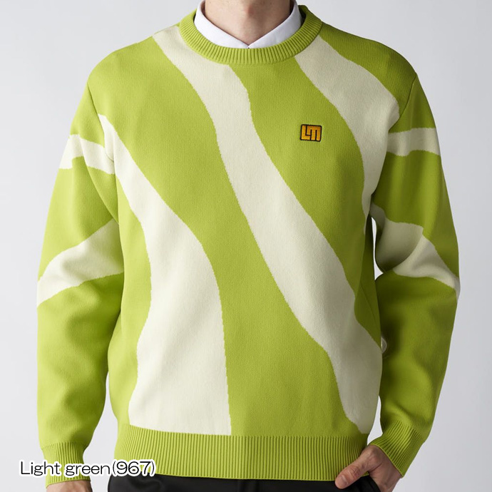 メンズ ラウドマウス ゴルフウェア セーター クルーネックニット