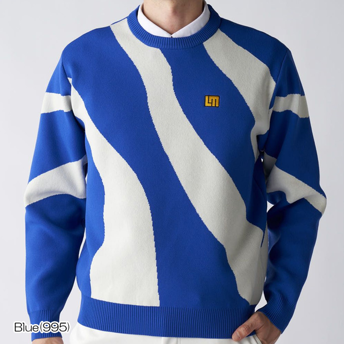 【新品・未使用】ラウドマウス　チェッカーボードセーター　定価14,300円 メンズ ラウドマウス ゴルフウェア セーター クルーネックニット